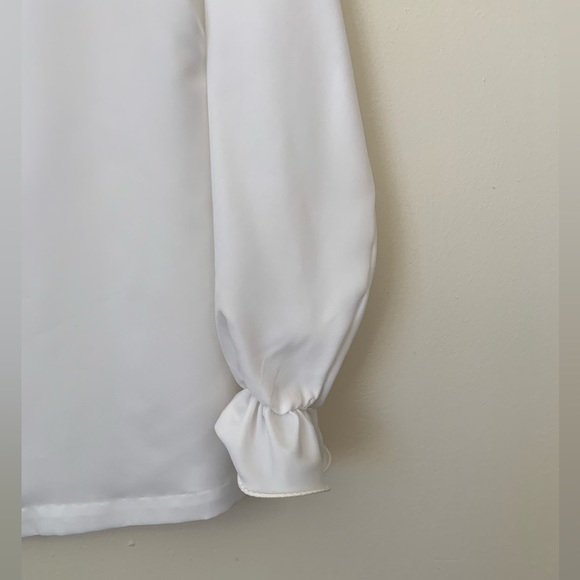 80’s Vintage Ruffle Blouse - Picture 6 of 6